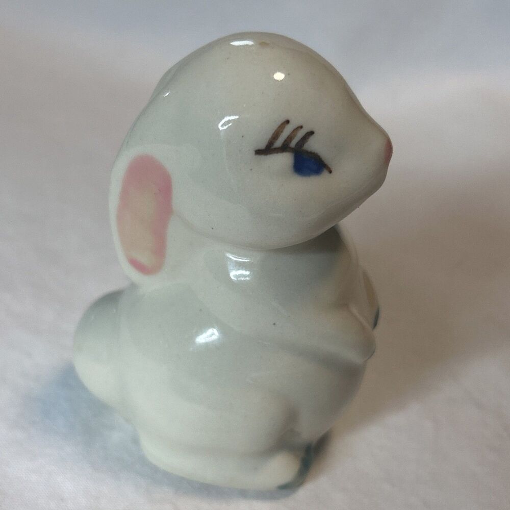 Vintage Shawnee Pottery Miniature Animal Series Rabbit 1930-1940s Original MCM